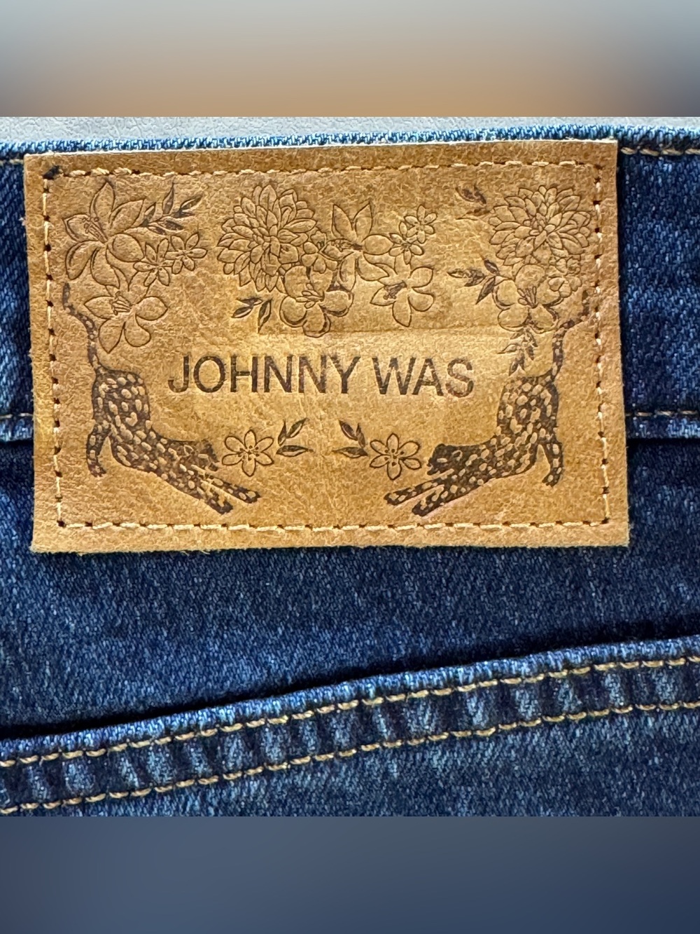 Johnny Was Marseille Baby Boot Jeans Cropped Raw Hem (31) - Picture 12 of 17